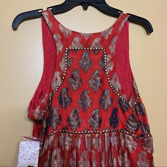 FREE PEOPLE | Metallic Embellished Dress - Picture 12 of 14